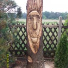 Waldgeist, frech, Skulptur, Kettensäge, Berlin , Brandenburg, geschnitzt, Handmade, Holz