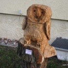 Schleiereule, Skulptur, Kettensäge, Berlin , Brandenburg, geschnitzt, Handmade, Holz