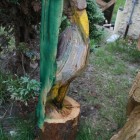 Reiher im Schilff, Skulptur, Kettensäge, Berlin , Brandenburg, geschnitzt, Handmade, Holz